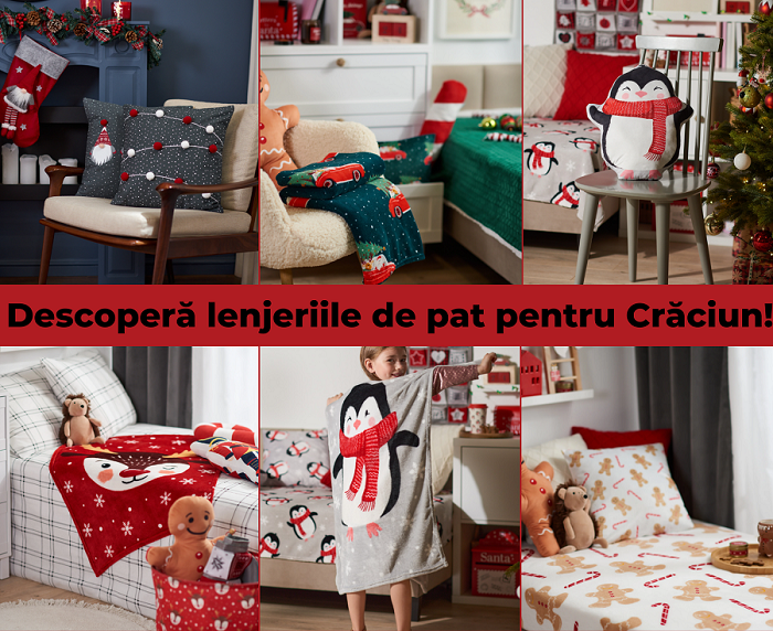 Lenjerii de pat Crăciun pentru camera copiilor