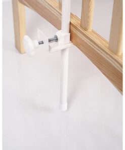 Baldachin din tul, funda din bumbac imprimeu lenjerie Inimioare roz Amy 300x160 cm suport de prindere inclus 153h cm