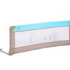 Bariera de protectie pentru pat copii Cangaroo Bed Rail Turquoise, Rabatabila la 180 grade, Usor de montat, Cadru metalic, Utilizare pat parinti sau pat tineret, Dimensiune 130x43 cm Bariera de protectie pentru pat copii Cangaroo Bed Rail Turquoise, Rabatabila la 180 grade, Usor de montat, Cadru metalic, Utilizare pat parinti sau pat tineret, Dimensiune 130x43 cm