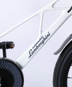Bicicleta Lamborghini 16 inch cadru magneziu alba