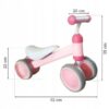 Vehicul copii fara pedale Ecotoys JM-118 roz, scaun confortabil si moale, roti duble fata-spate, varsta 18-36 luni, sarcina maxima admisa 20 kg, roti din plastic moale