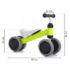Vehicul copii fara pedale Ecotoys JM-118 verde, scaun confortabil si moale, roti duble fata-spate, varsta 18-36 luni, sarcina maxima admisa 20 kg, roti din plastic moale Vehicul copii fara pedale Ecotoys JM-118 verde, scaun confortabil si moale, roti duble fata-spate, varsta 18-36 luni, sarcina maxima admisa 20 kg, roti din plastic moale