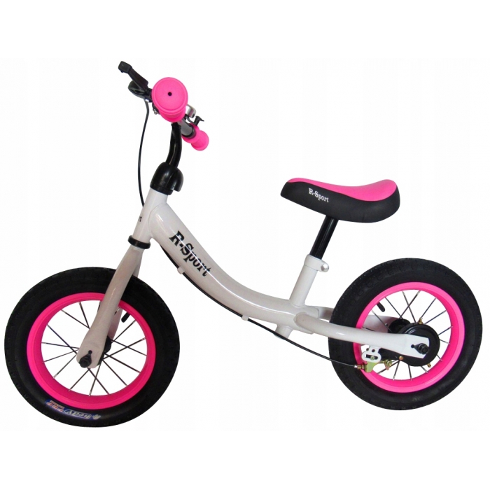 Bicicleta fara pedale R-Sport R3 alb-roz Bicicleta fara pedale R-Sport R3 alb-roz