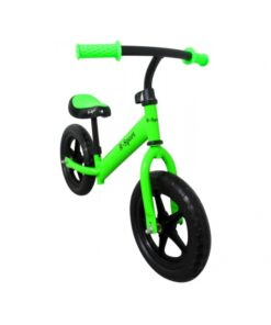 Bicicleta fara pedale cu roti din spuma Eva R-Sport R7 verde