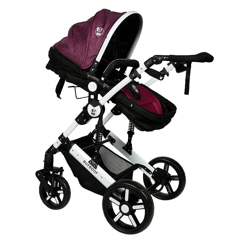 Carucior 2 in 1 reversibil 0-36 luni X2 Purple Carucior 2 in 1 reversibil 0-36 luni X2 Purple