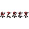 Carucior 2 in 1 reversibil S-18 Buf Boof Linen Red 0-36 luni
