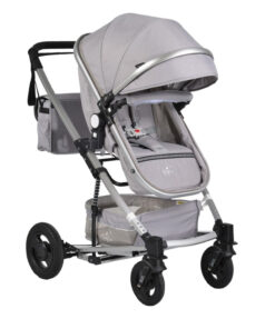 Carucior 2 in 1 transformabil Moni Gigi Light Grey