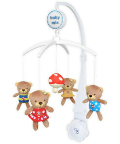 Carusel muzical pentru patut Baby Mix Bears