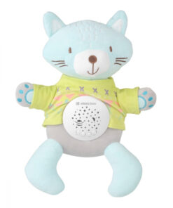 Jucarie de plus KikkaBoo cu muzica si lampa de veghe Kit the Cat