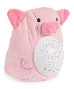 Lampa de veghe din plus cu sunete si proiectii Moni Starry Sky Piggy Pink
