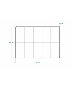Covoras educativ Lionelo Robby 200 x 180 cm Multicolor