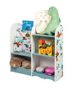 Organizator din lemn Ginger Home pentru jucarii si carti Dogs