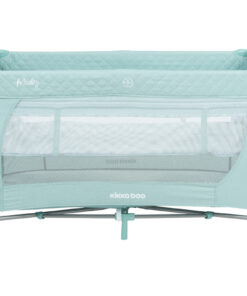 Patut pliabil cu 2 nivele 120x60cm Kikkaboo Medley Mint