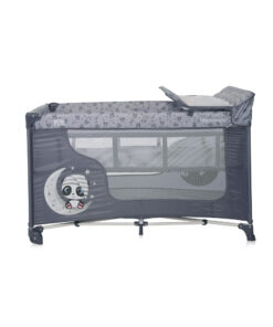 Patut pliabil Moonlight 2 nivele Cool Grey Pandas