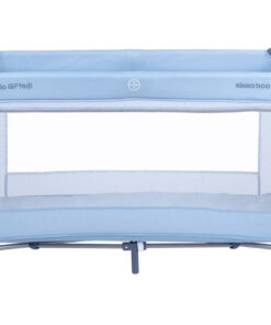 Patut pliabil cu doua nivele KikkaBoo 120x60 cm So Gifted Blue 2020