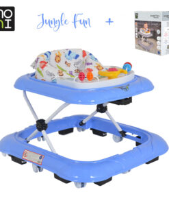 Premergator cu panou interactiv Moni Jungle Fun Plus Blue