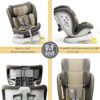 Scaun Auto Tweety Plus Deluxe Buf Boof i-size rotativ 360 cu Isofix 40-150 cm LightBrown Scaun Auto Tweety Plus Deluxe Buf Boof i-size rotativ 360 cu Isofix 40-150 cm LightBrown