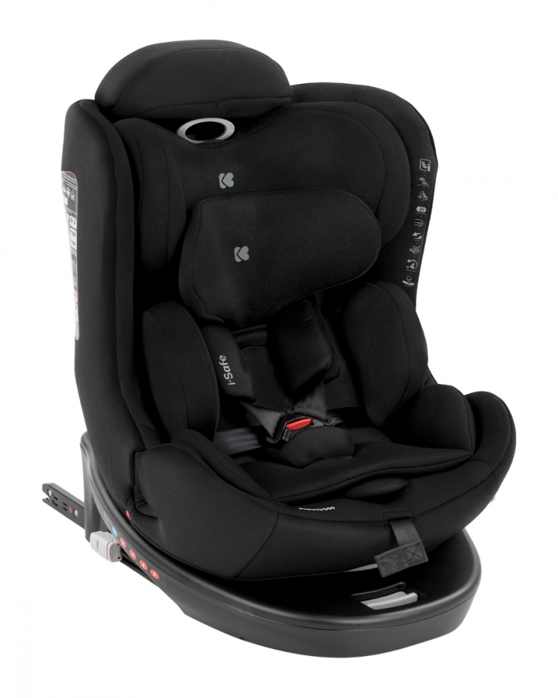 Scaun auto KikkaBoo cu isofix 40-150 cm i-SAFE i-SIZE Black Scaun auto KikkaBoo cu isofix 40-150 cm i-SAFE i-SIZE Black