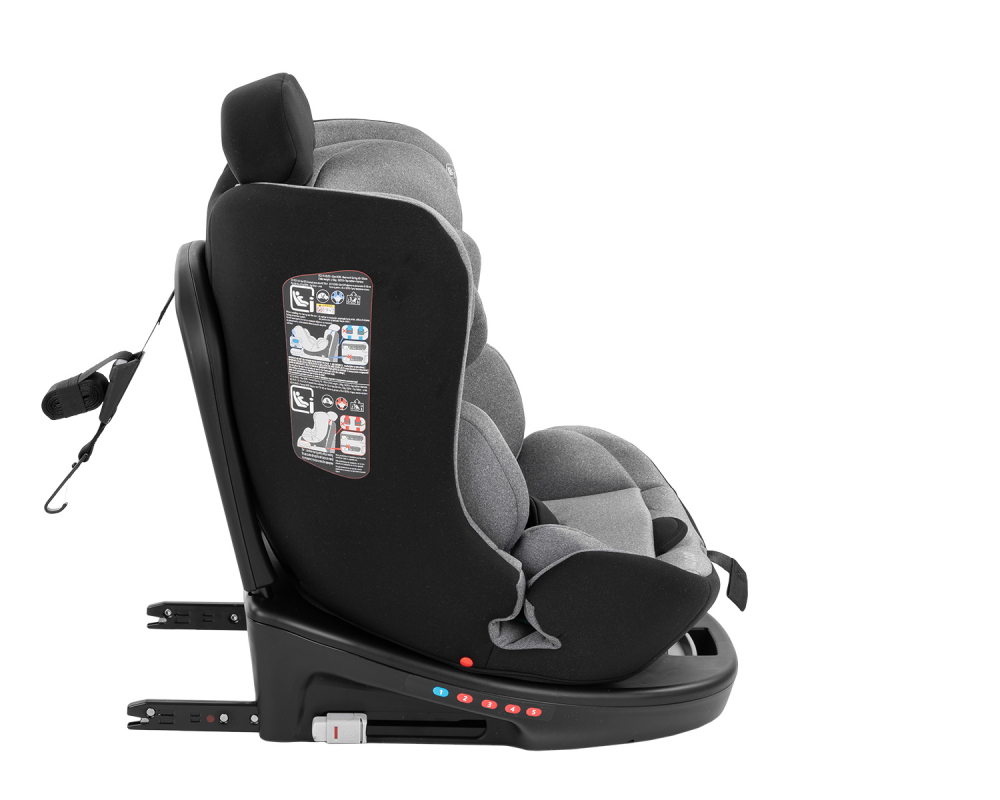 Scaun auto KikkaBoo cu isofix 40-150 cm i-SAFE i-SIZE Light Grey Scaun auto KikkaBoo cu isofix 40-150 cm i-SAFE i-SIZE Light Grey