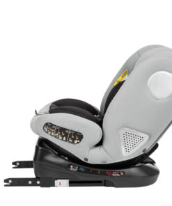 Scaun auto cu isofix KikkaBoo 40-150 cm i-Moove i-SIZE Light Grey