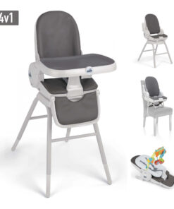 Scaun de masa pliabil 4 in 1 Cam Original pentru bebelusi si copii 0-14 ani gri