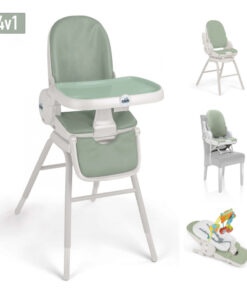 Scaun de masa pliabil 4 in 1 Cam Original pentru bebelusi si copii 0-14 ani mint
