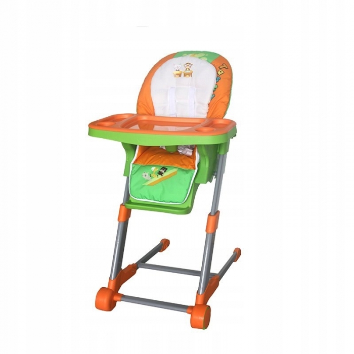 Scaun de masa pentru copii EURObaby HC11-7 portocaliu Scaun de masa pentru copii EURObaby HC11-7 portocaliu