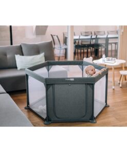 Tarc de joaca FreeON cu 4 manere Hexagonal Grey