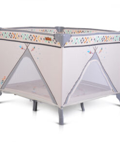 Tarc de joaca pliabil Cangaroo Boho Beige 99x99 cm