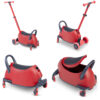 Trotineta 5 in 1 Yvolution Y Glider Luna red cu spatiu depozitare, roti luminoase, greutate admisa 50 kg Trotineta 5 in 1 Yvolution Y Glider Luna red cu spatiu depozitare, roti luminoase, greutate admisa 50 kg