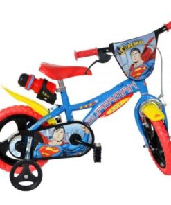 Bicicleta copii 3-5 ani, 12 inch, Superman, Dino Bikes DB612LSM
