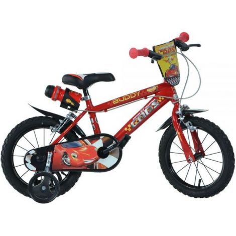 Bicicleta copii 3-5 ani, 14 inch, Cars, Dino Bikes DB414UCR Bicicleta copii 3-5 ani, 14 inch, Cars, Dino Bikes DB414UCR