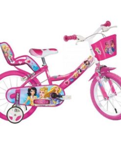 Bicicleta copii 3-5 ani, 14 inch, Princess, Dino Bikes DB144RPRI