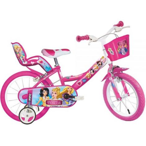 Bicicleta copii 3-5 ani, 14 inch, Princess, Dino Bikes DB144RPRI Bicicleta copii 3-5 ani, 14 inch, Princess, Dino Bikes DB144RPRI
