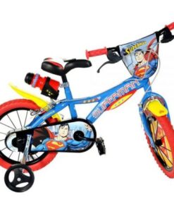 Bicicleta copii 3-5 ani, 14 inch, Superman, Dino Bikes DB614SM