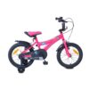 Bicicleta pentru fete 16 inch Byox Devil roz cu roti ajutatoare Bicicleta pentru fete 16 inch Byox Devil roz cu roti ajutatoare