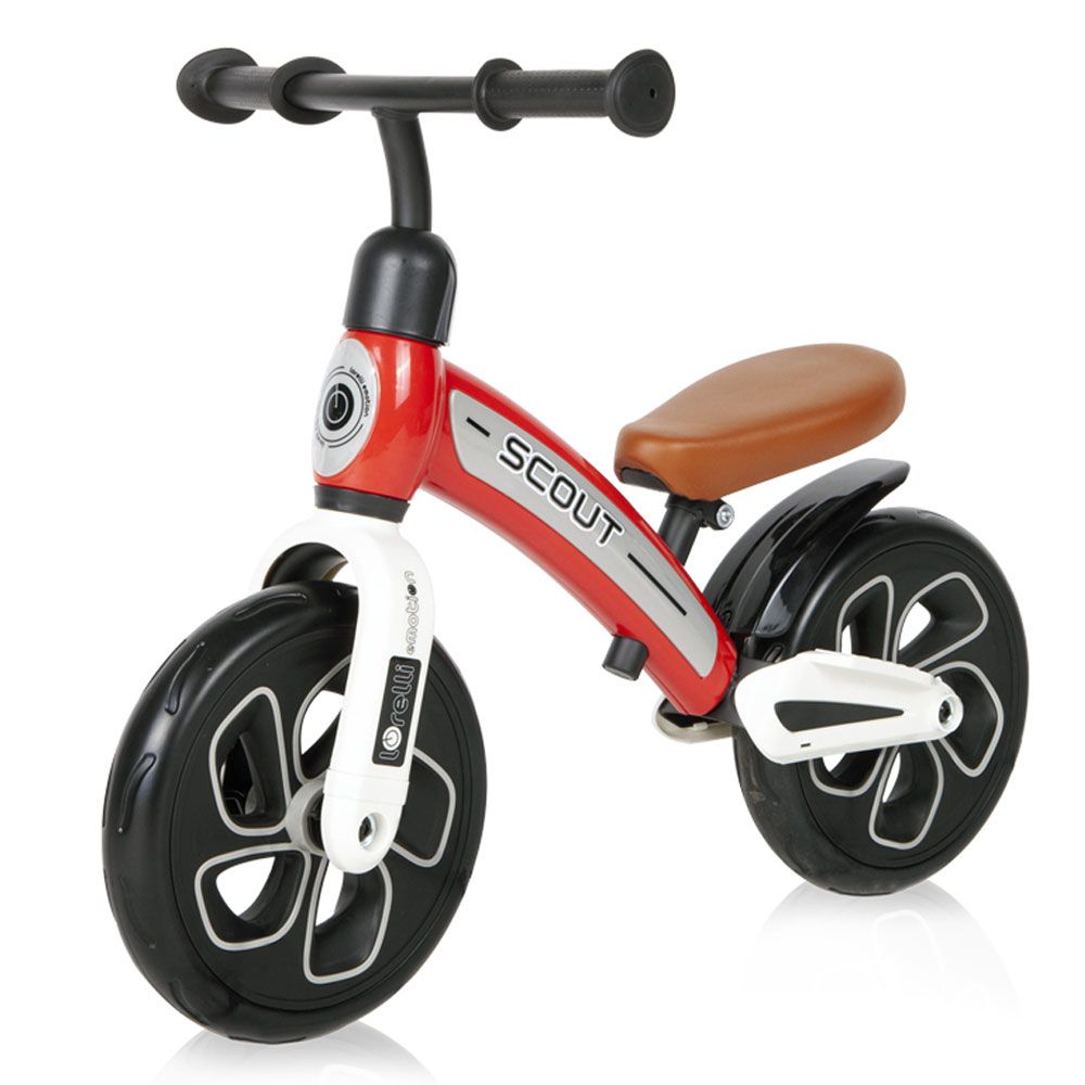 Bicicleta de echilibru fara pedale pentru fete 10 inch Lorelli Scout Rosie Bicicleta de echilibru fara pedale pentru fete 10 inch Lorelli Scout Rosie