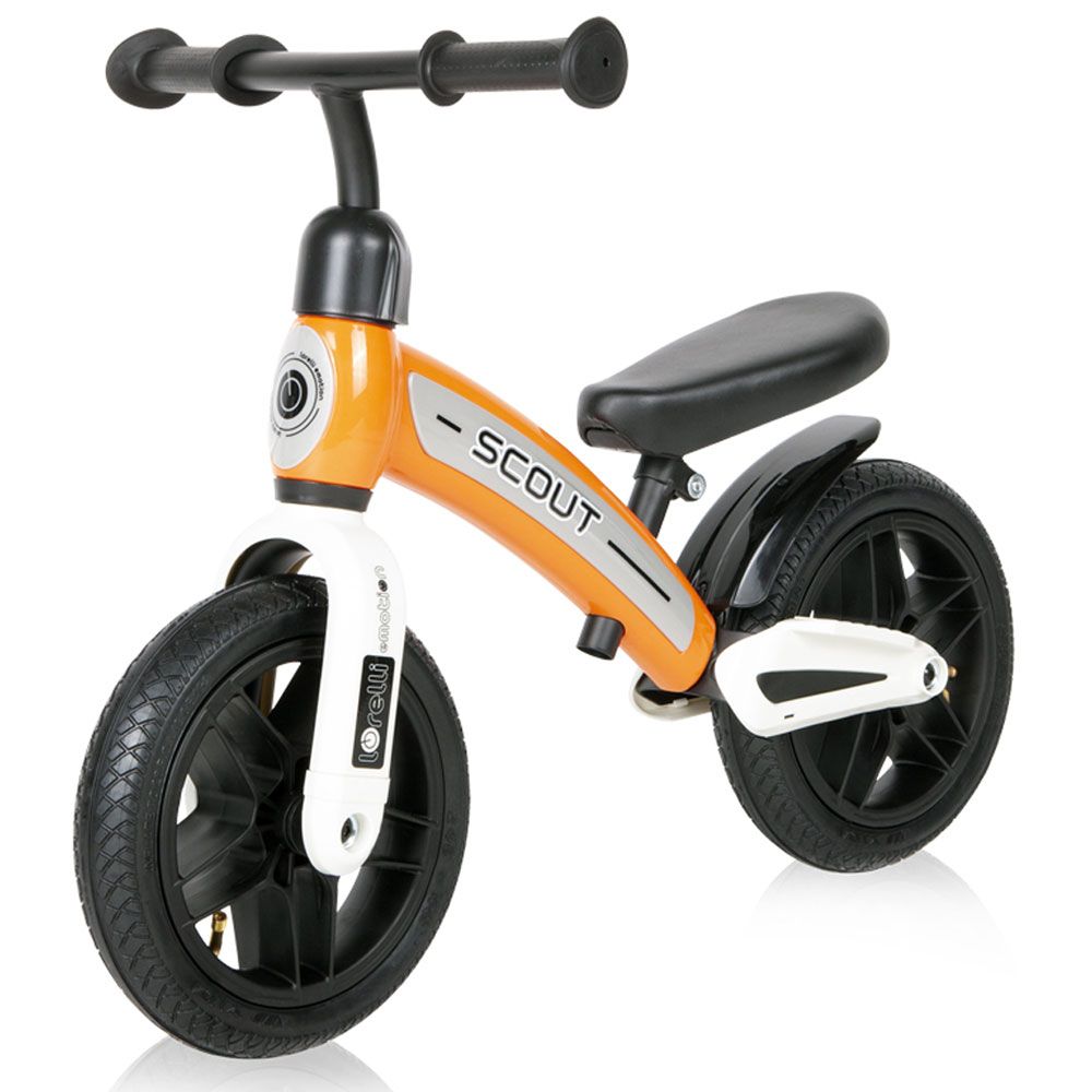 Bicicleta de echilibru fara pedale unisex roti cauciuc 10 inch Lorelli Scout Air Portocalie Bicicleta de echilibru fara pedale unisex roti cauciuc 10 inch Lorelli Scout Air Portocalie