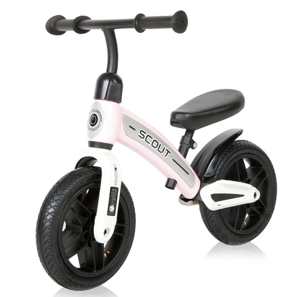 Bicicleta de echilibru fara pedale pentru fete roti cauciuc 10 inch Lorelli Scout Air Roz Bicicleta de echilibru fara pedale pentru fete roti cauciuc 10 inch Lorelli Scout Air Roz