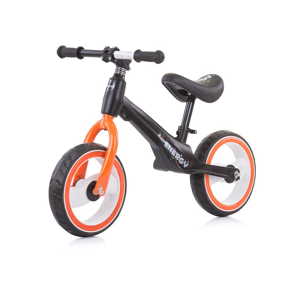 Bicicleta fara pedale unisex 12 inch Chipolino Energy Balancing Portocaliu Bicicleta fara pedale unisex 12 inch Chipolino Energy Balancing Portocaliu