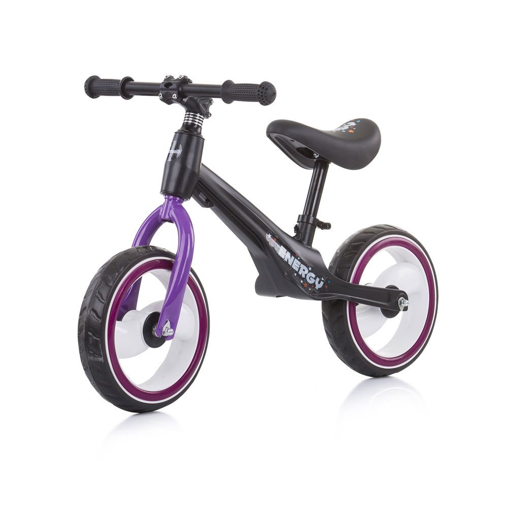 Bicicleta fara pedale pentru fete 12 inch Chipolino Energy Balancing Mov Bicicleta fara pedale pentru fete 12 inch Chipolino Energy Balancing Mov