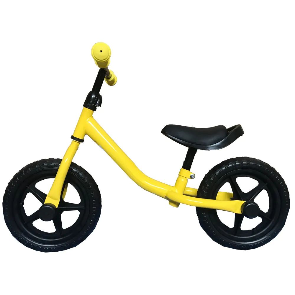 Bicicleta fara pedale unisex 12 inch Ocie Flash Galbena Bicicleta fara pedale unisex 12 inch Ocie Flash Galbena