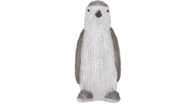 Figurina pinguin de Craciun cu LED 30cm acril interior/exterior Figurina pinguin de Craciun cu LED 30cm acril interior/exterior