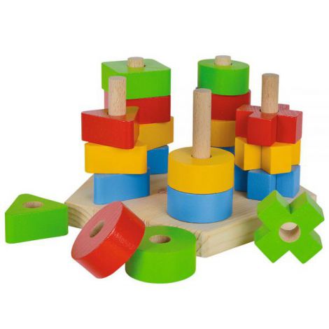 Jucarie din lemn Eichhorn Stacking Toy Jucarie din lemn Eichhorn Stacking Toy