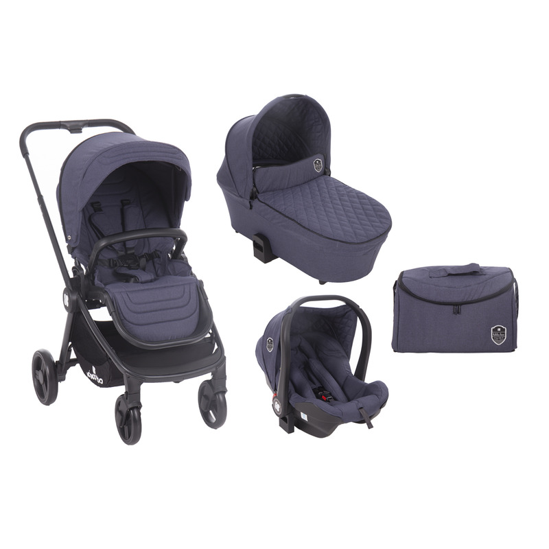 Carucior 3 in 1, KikkaBoo, Vicenza, Multifunctional, 0-15 kg, Landou intarit si salteluta moale, Cu geanta de mamici, Protectie picioare pentru vremea rece, Spatar reglabil, Scoica I-size, Albastru Carucior 3 in 1, KikkaBoo, Vicenza, Multifunctional, 0-15 kg, Landou intarit si salteluta moale, Cu geanta de mamici, Protectie picioare pentru vremea rece, Spatar reglabil, Scoica I-size, Albastru