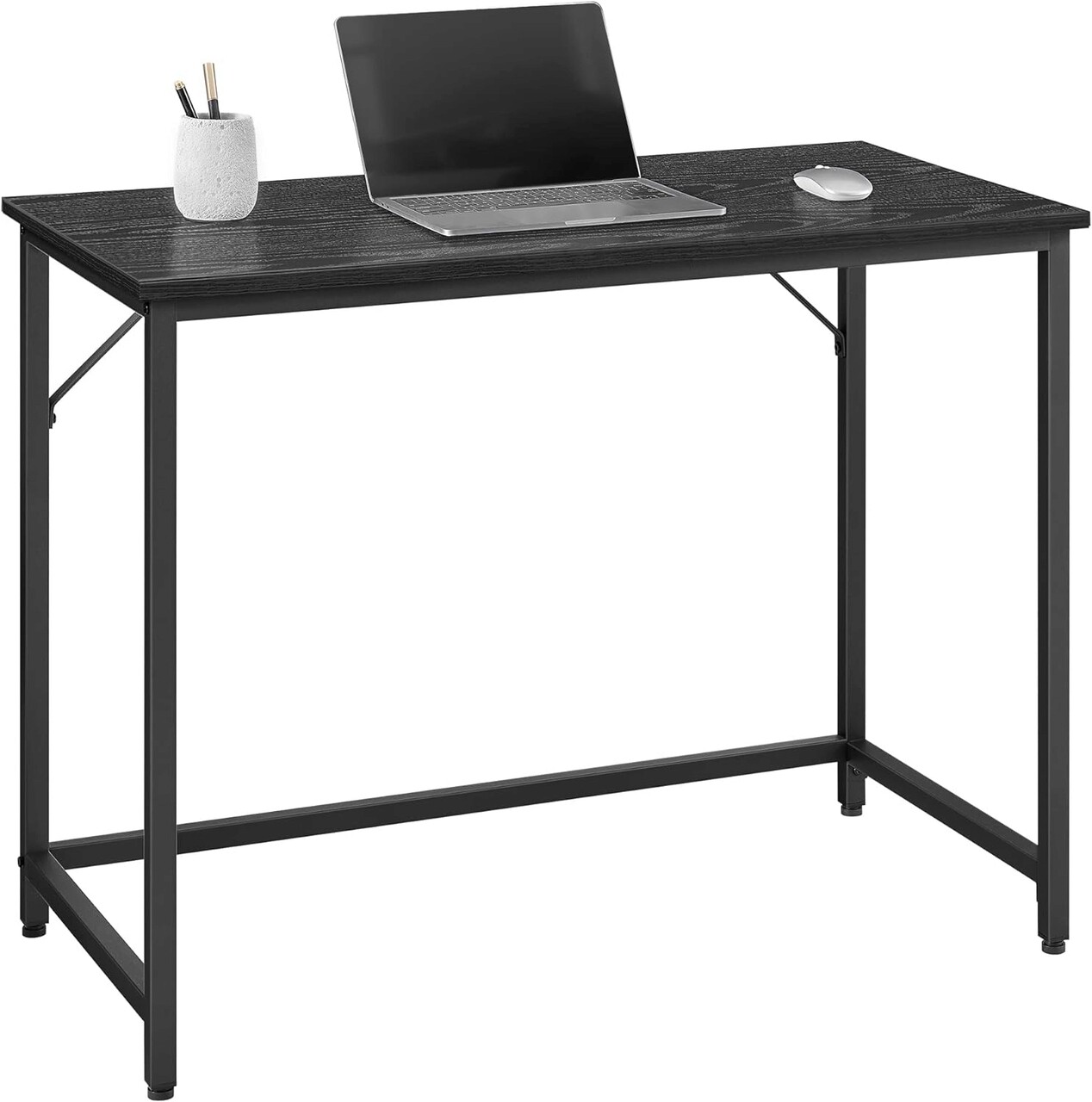 Birou Industrial, Vasagle, 100 x 50 x 75 cm, PAL/otel, negru Birou Industrial, Vasagle, 100 x 50 x 75 cm, PAL/otel, negru