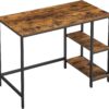 Birou, Vasagle, 100 x 50 x 75 cm, PAL/otel, maro rustic Birou, Vasagle, 100 x 50 x 75 cm, PAL/otel, maro rustic