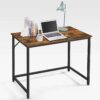 Birou, Vasagle, Industrial, 100 x 50 x 75 cm, PAL/otel, maro rustic Birou, Vasagle, Industrial, 100 x 50 x 75 cm, PAL/otel, maro rustic