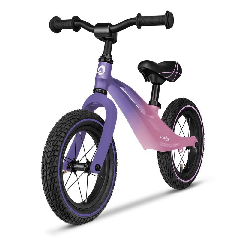 Bicicleta fara pedale, Lionelo, Bart Air, Usoara, Cu roti gonflabile, Cu cadru din magneziu, Cu ghidon si sa reglabile, Greutate 3.8 Kg, 12 inch, Conform cu standardul european de securitate EN71, Pink Violet Bicicleta fara pedale, Lionelo, Bart Air, Usoara, Cu roti gonflabile, Cu cadru din magneziu, Cu ghidon si sa reglabile, Greutate 3.8 Kg, 12 inch, Conform cu standardul european de securitate EN71, Pink Violet