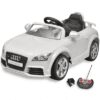 Masina Audi TT RS pentru copii cu telecomanda, alb Masina Audi TT RS pentru copii cu telecomanda, alb